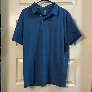 H&M Blue Polo Shirt - Men’s Large